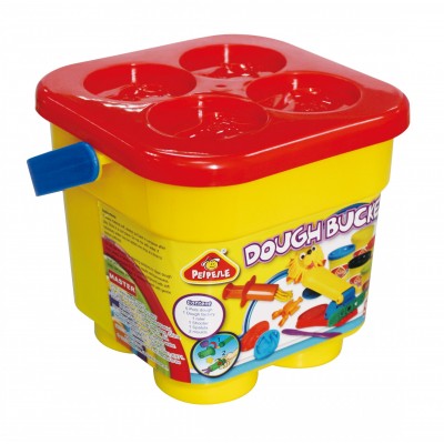 dough bucket Cheap playdough, play dough cutters, non toxic play dough