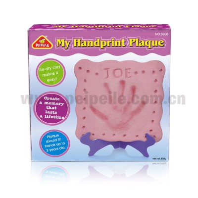 hot sell paper Clay-My handprint plaque intelligent toys for kids