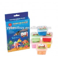 Kids educational toy Air dry super light soft silk clay kit